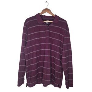 Van Heusen Men's Flex Long Sleeve Polo Top